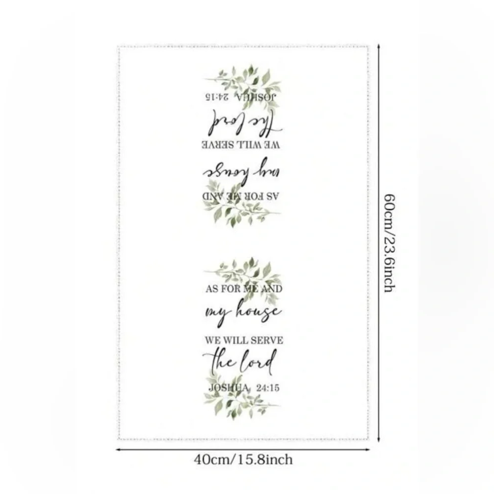 Christian Hand Towel, Bible Verse Joshua 24:15
